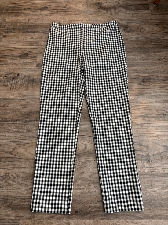 Calypso St. Barth Pants - Calypso St. Barth Black & White Gingham Dress Pants